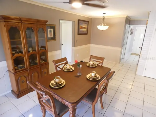 a house view with a backyard space