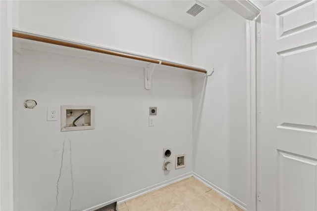 a view of small space with racks on the wall