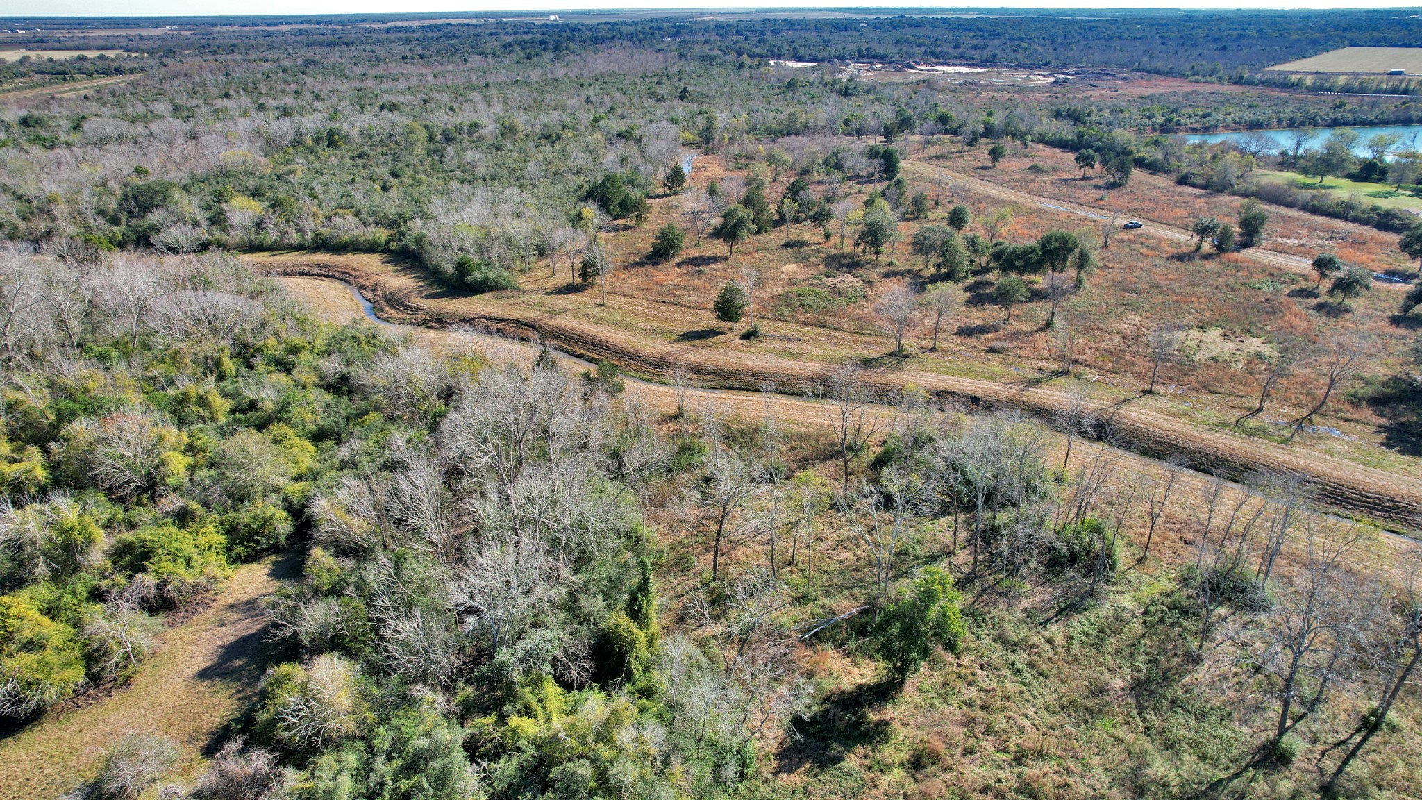 10 Fm 2403 Alvin, TX 77511 - Photo 44 of 48 an aerial view of parked houses with outdoor space