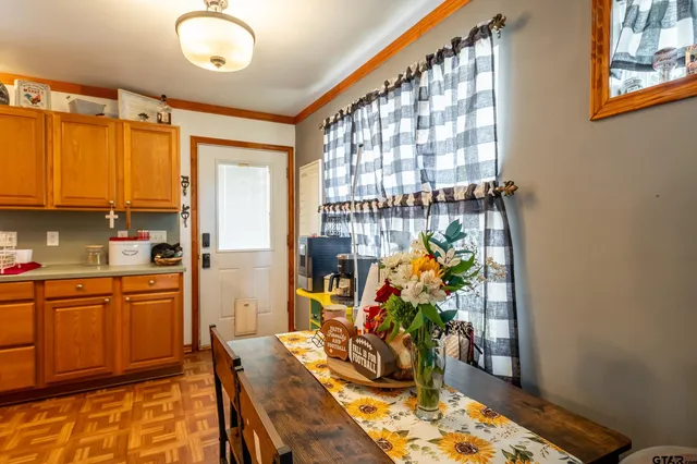 a very nice looking room with a large window