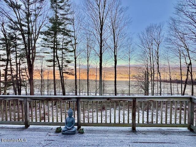 15 Reservoir Road Richmond, MA 01254 - Photo 11 of 36 15_deck winter view
