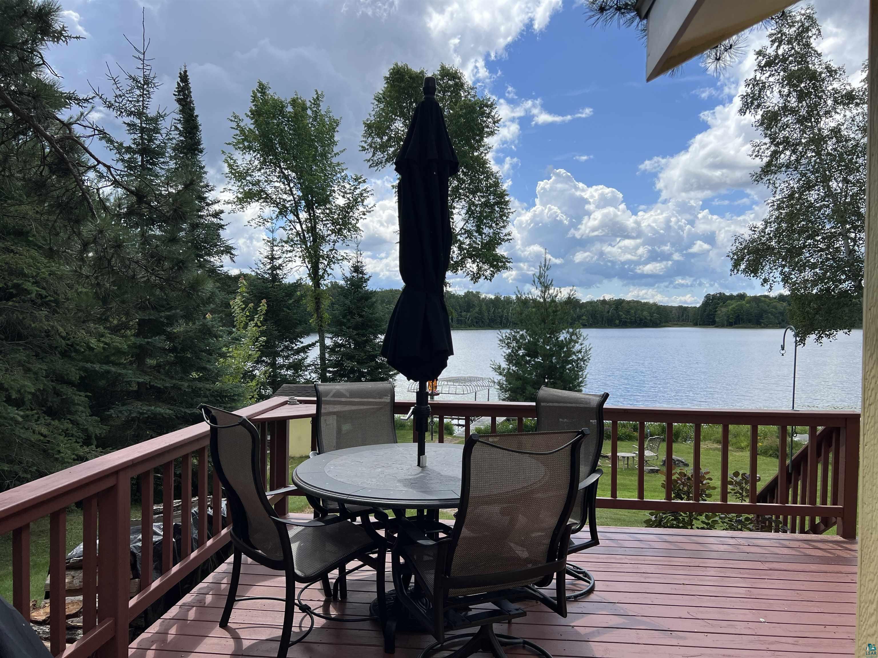 46835 Behan Drive Cable, WI 54821 - Photo 26 of 42 Wooden deck featuring a water view
