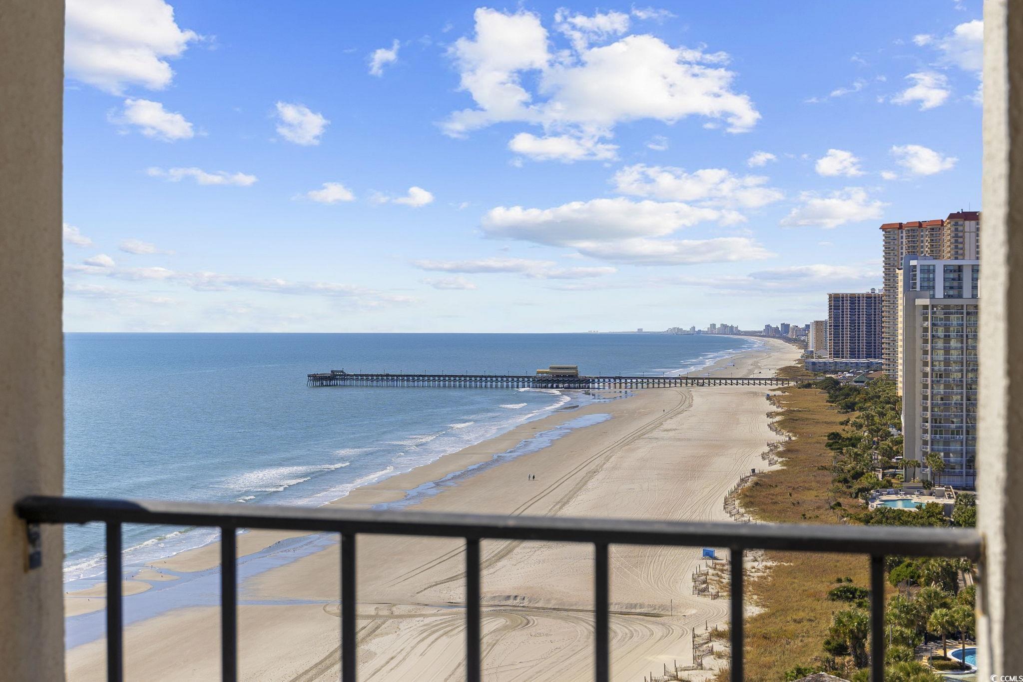 10100 Beach Club Drive, Unit 14F Myrtle Beach, SC 29572 - Photo 13 of 40 Water view with nearby beach