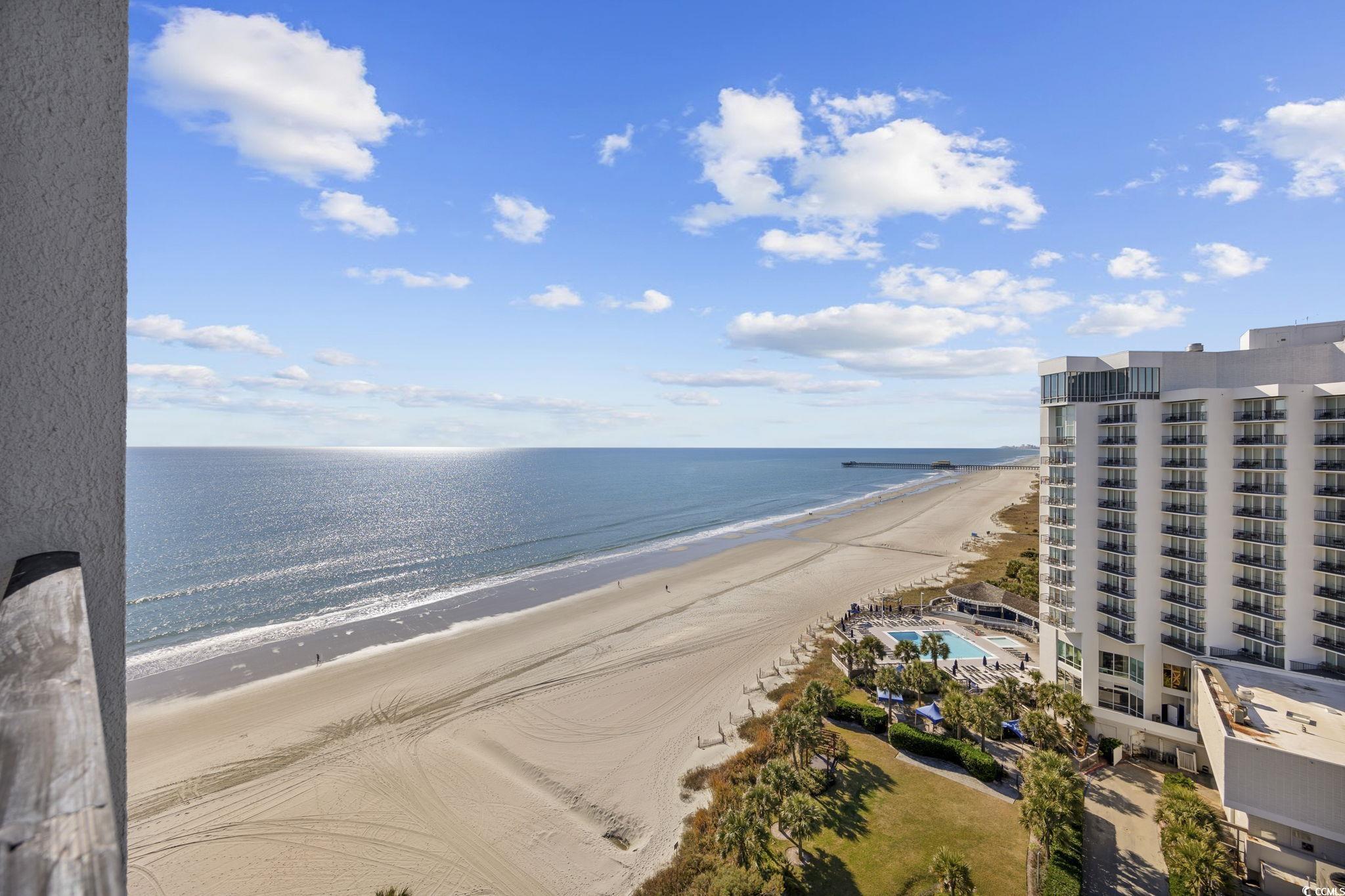 10100 Beach Club Drive, Unit 14F Myrtle Beach, SC 29572 - Photo 26 of 40 Water view featuring nearby beach