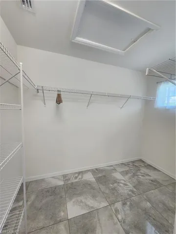 a view of an empty room