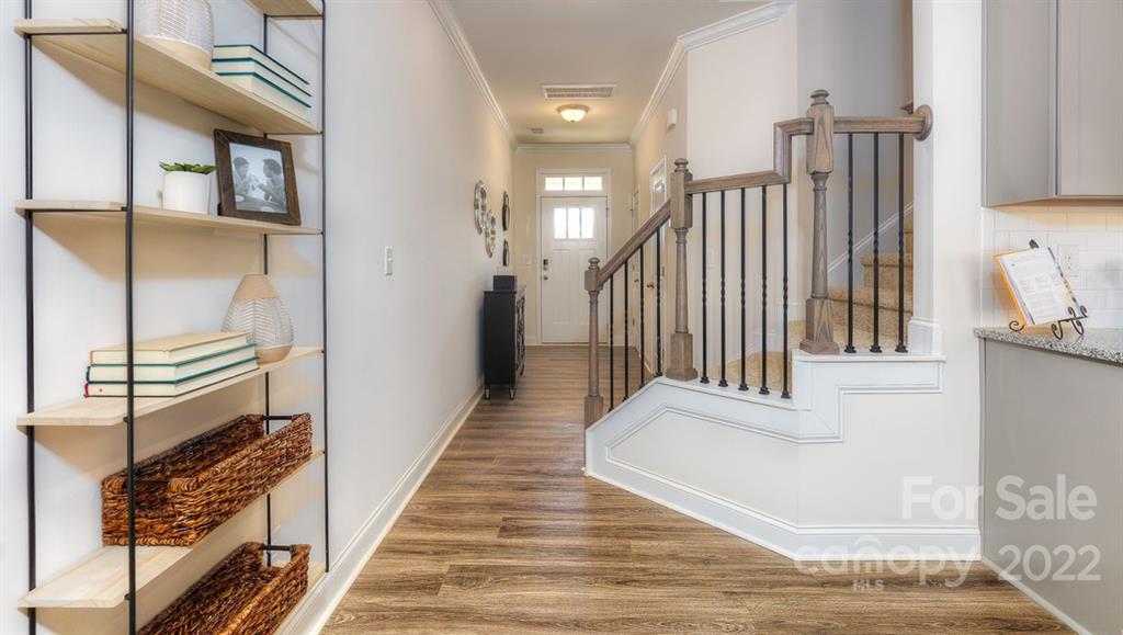131 Creekview Road Hendersonville, NC 28792 - Photo 3 of 30 a view of a hallway with staircase