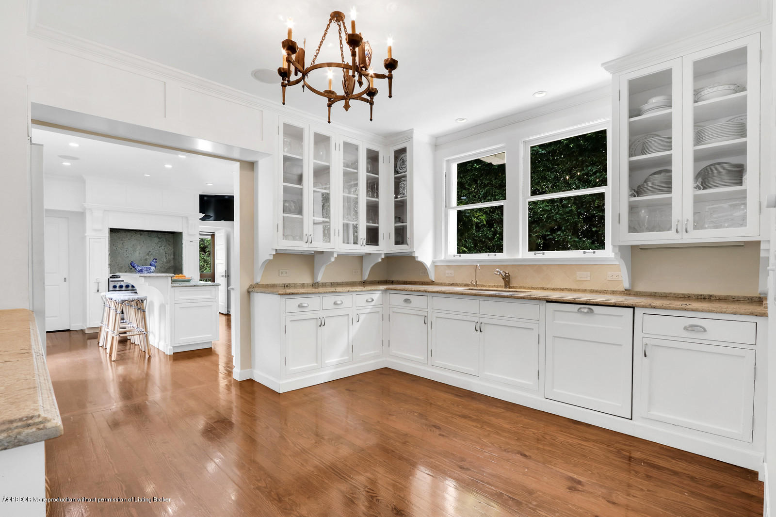 271 El Vedado Road Palm Beach, FL 33480 - Photo 11 of 32 a large white kitchen with a large window