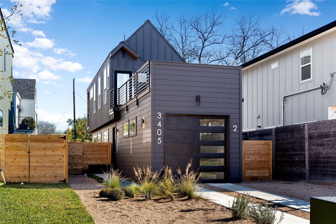 3405 Werner Avenue, Unit 2 Austin, TX 78722 - Photo 1 of 1 a front view of a house with garden
