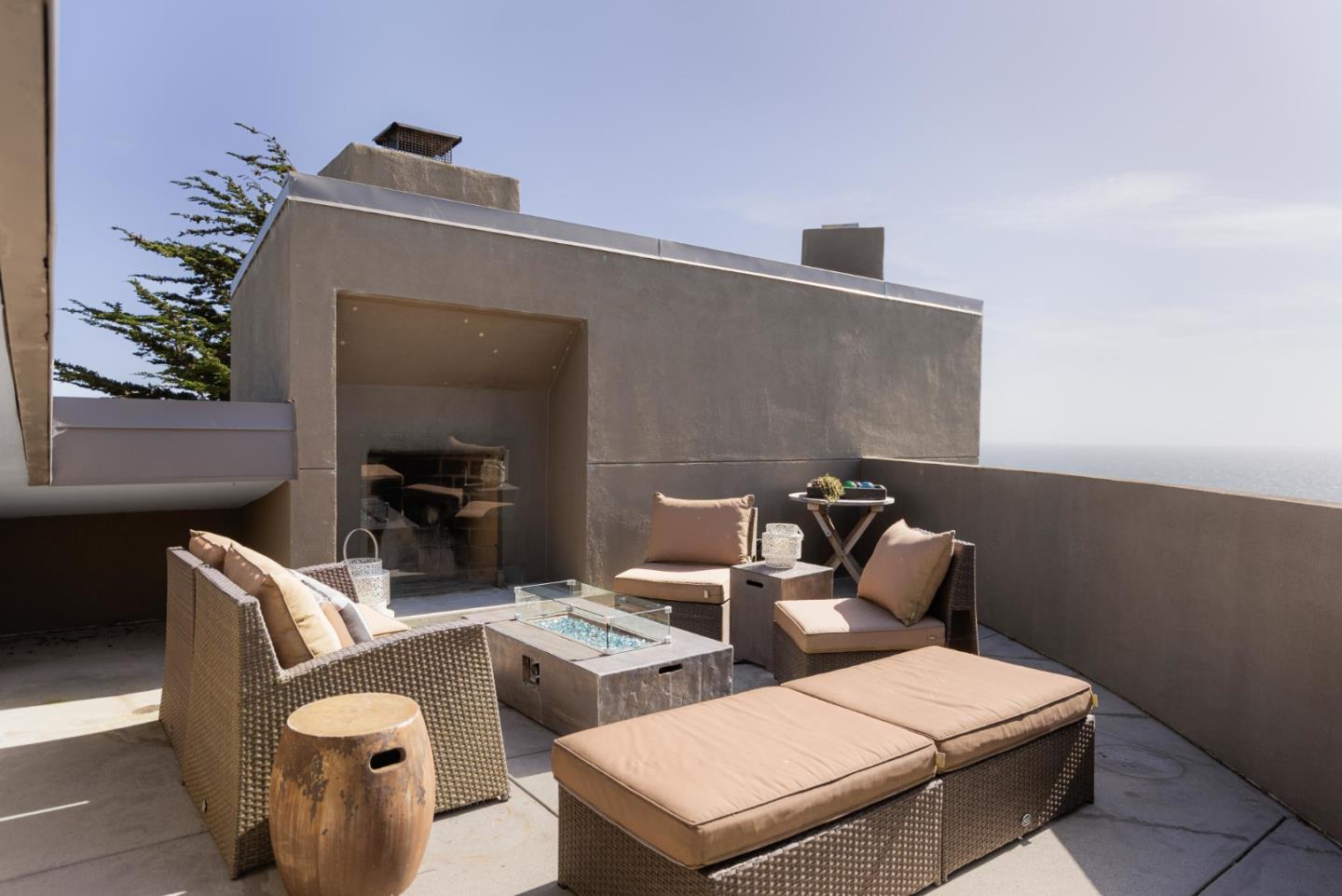 801 Bean Hollow Road Pescadero, CA 94060 - Photo 49 of 70 a reading room with furniture and wooden floor