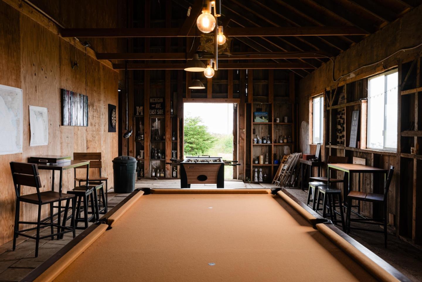 801 Bean Hollow Road Pescadero, CA 94060 - Photo 60 of 70 a view of a room with gym equipment