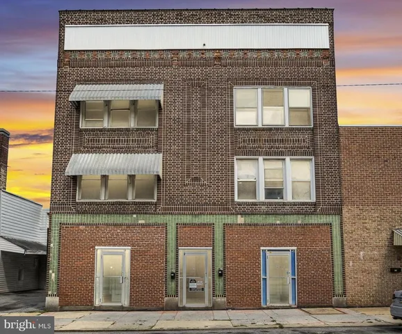a building view with a outdoor space