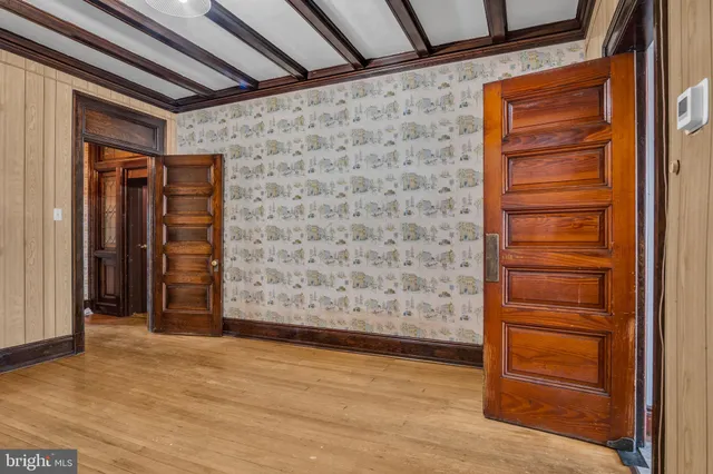 a view of front door