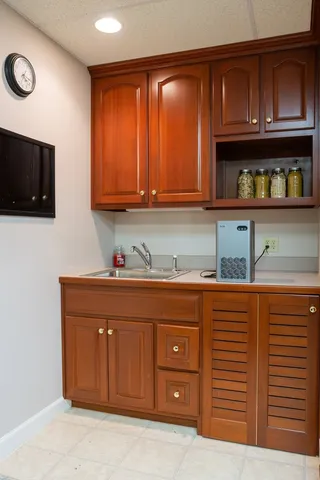 a view of store room with racks