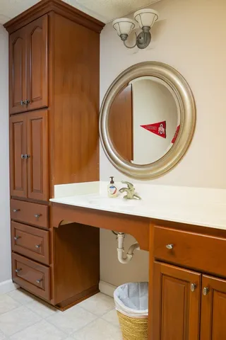 front view of a house with a garage