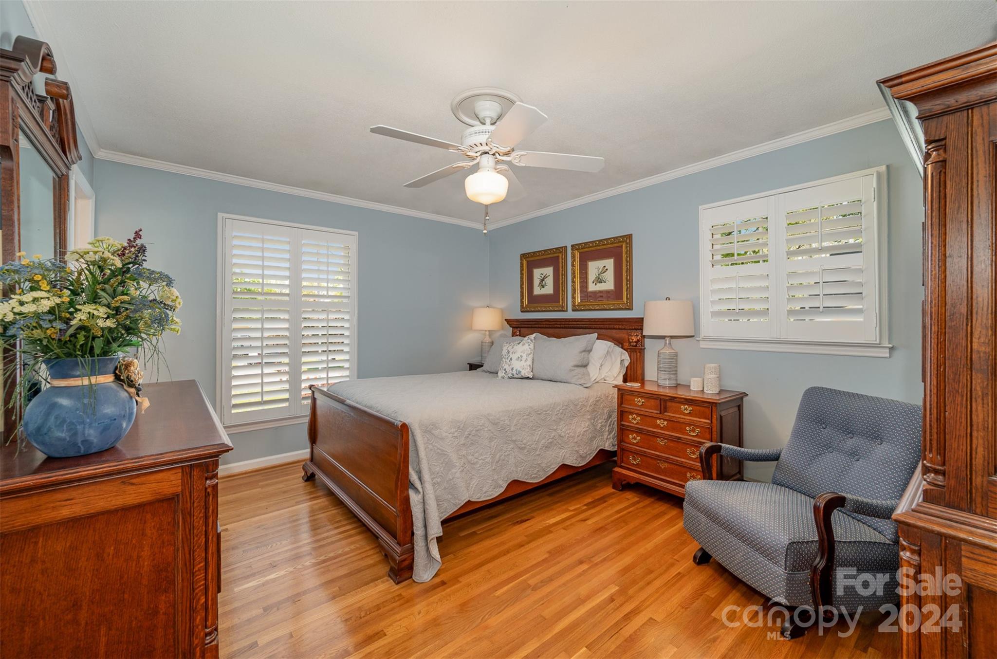 3409 Oak Tree Trail Matthews, NC 28105 - Photo 14 of 26 a bedroom with a bed and a couch