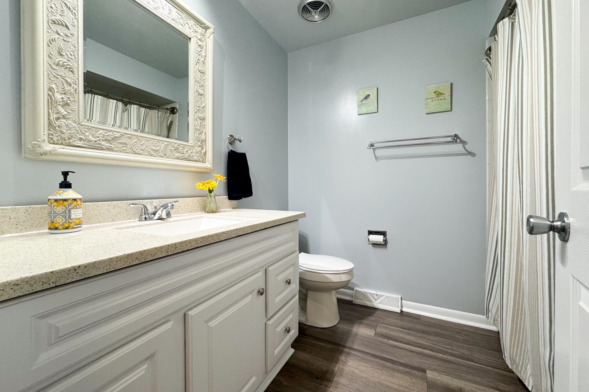 10030 Cemetery Road Pecatonica, IL 61063 - Photo 24 of 39 a bathroom with a sink and a toilet