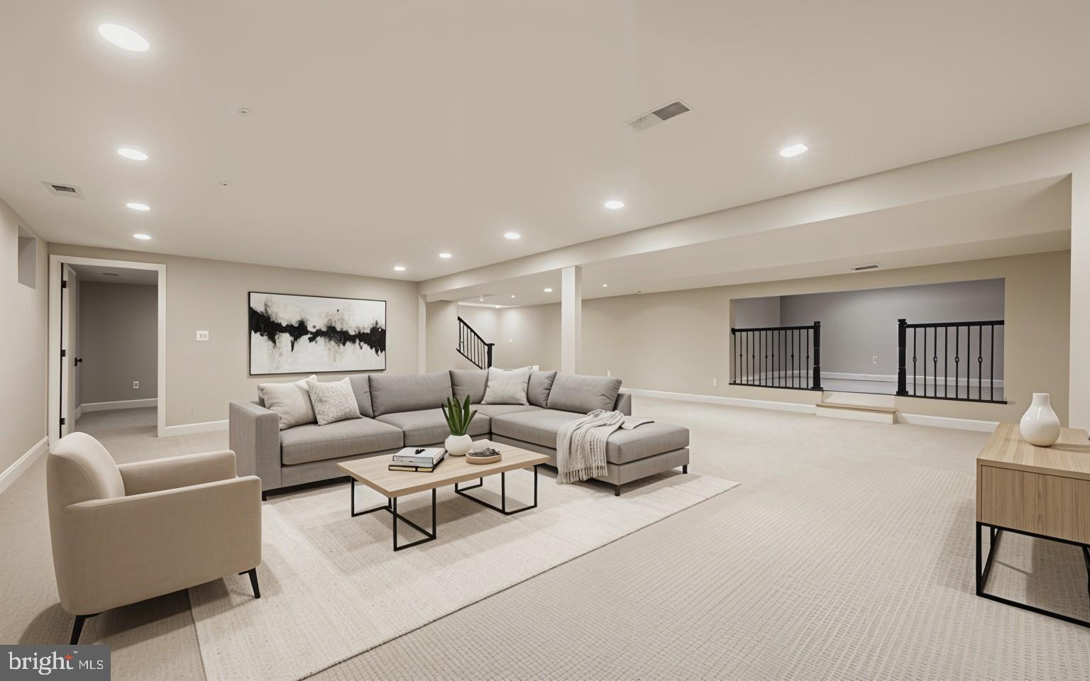 1217 Random Ridge Road Westminster, MD 21157 - Photo 9 of 40 Family room in basement virtually staged