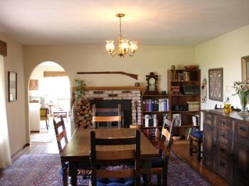 5815 Blank Road Sebastopol, CA 95472 - Photo 5 of 10 a view of a dining room with furniture and chandelier
