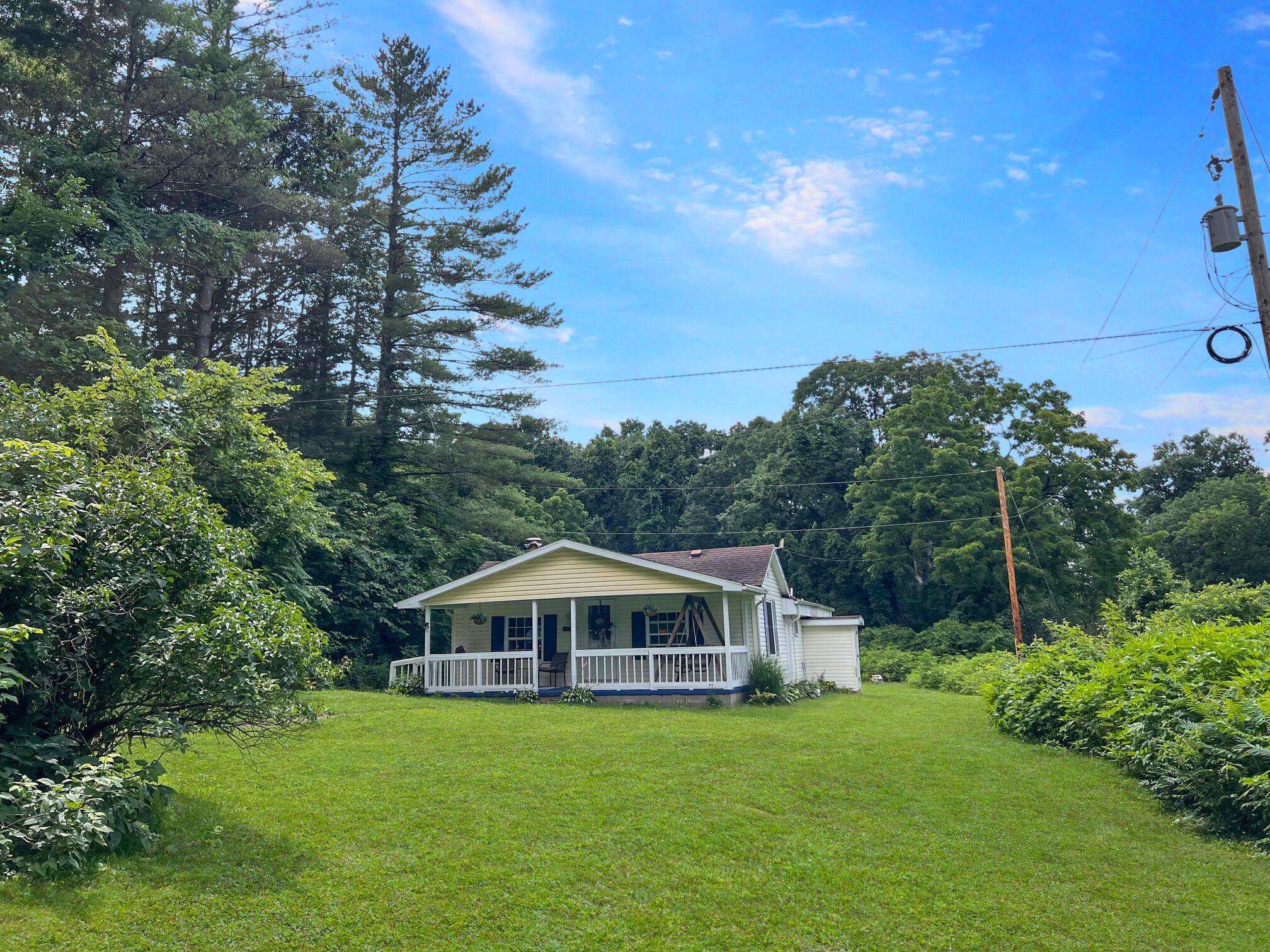 Set on nearly 3/4 of an acre, peace and quiet is the plan here.