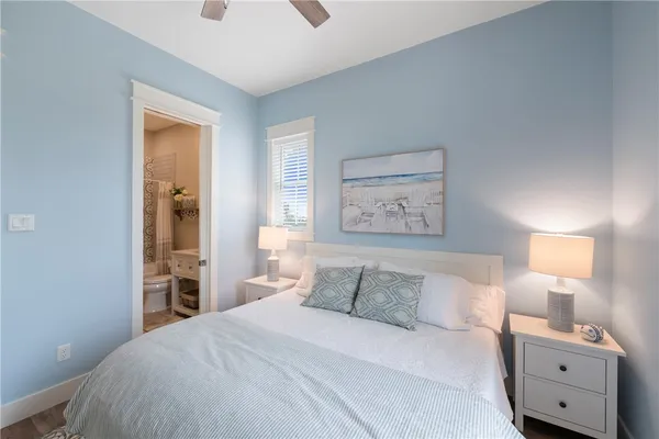 a room with lots of stuff and white walls