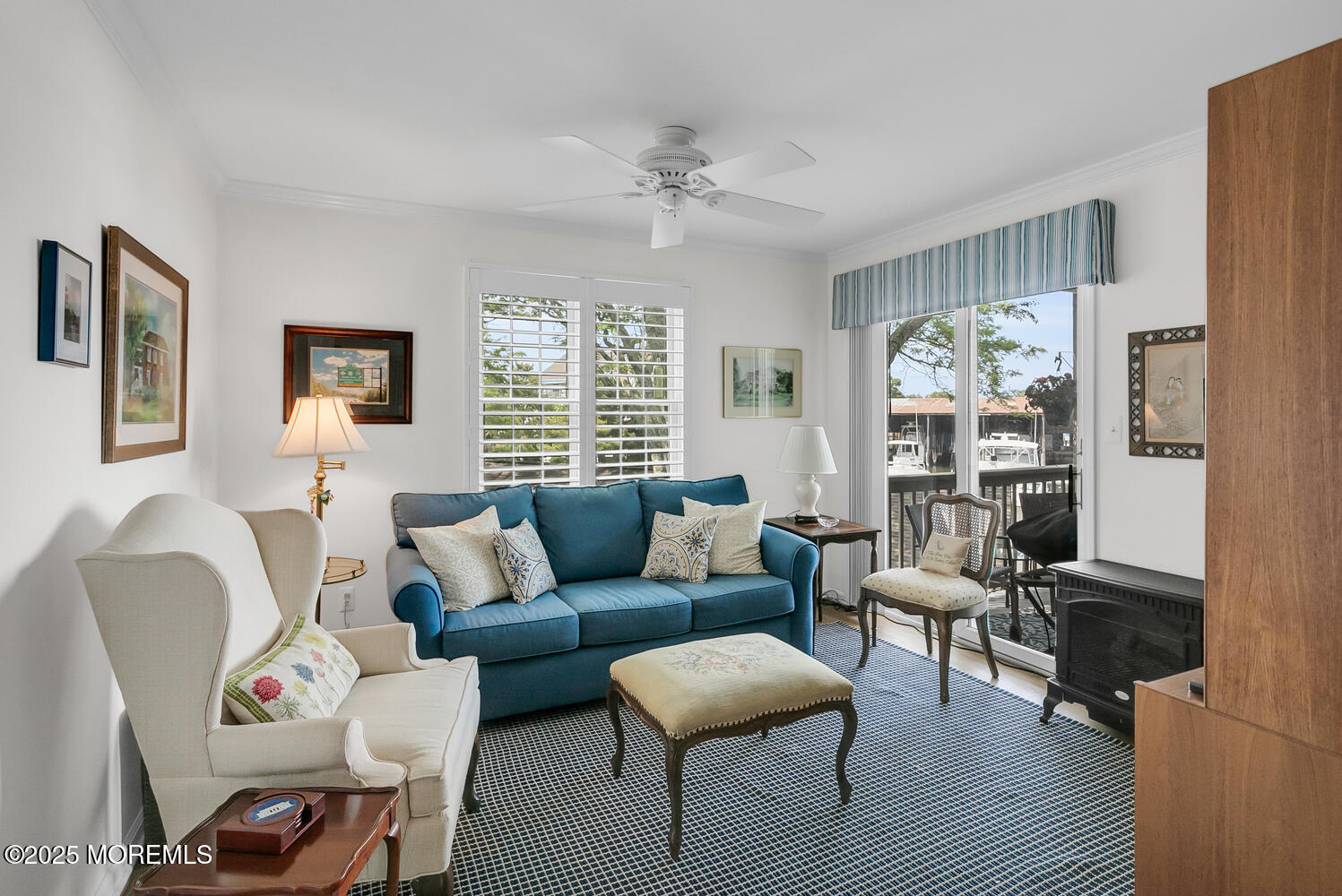 93 Bay Point Harbour Point Pleasant, NJ 08742 - Photo 13 of 49 a living room with furniture and a large window