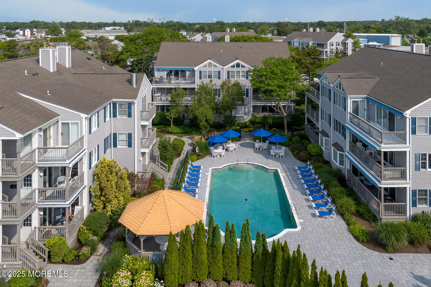 93 Bay Point Harbour Point Pleasant, NJ 08742 - Photo 41 of 49 an aerial view of multiple houses with yard