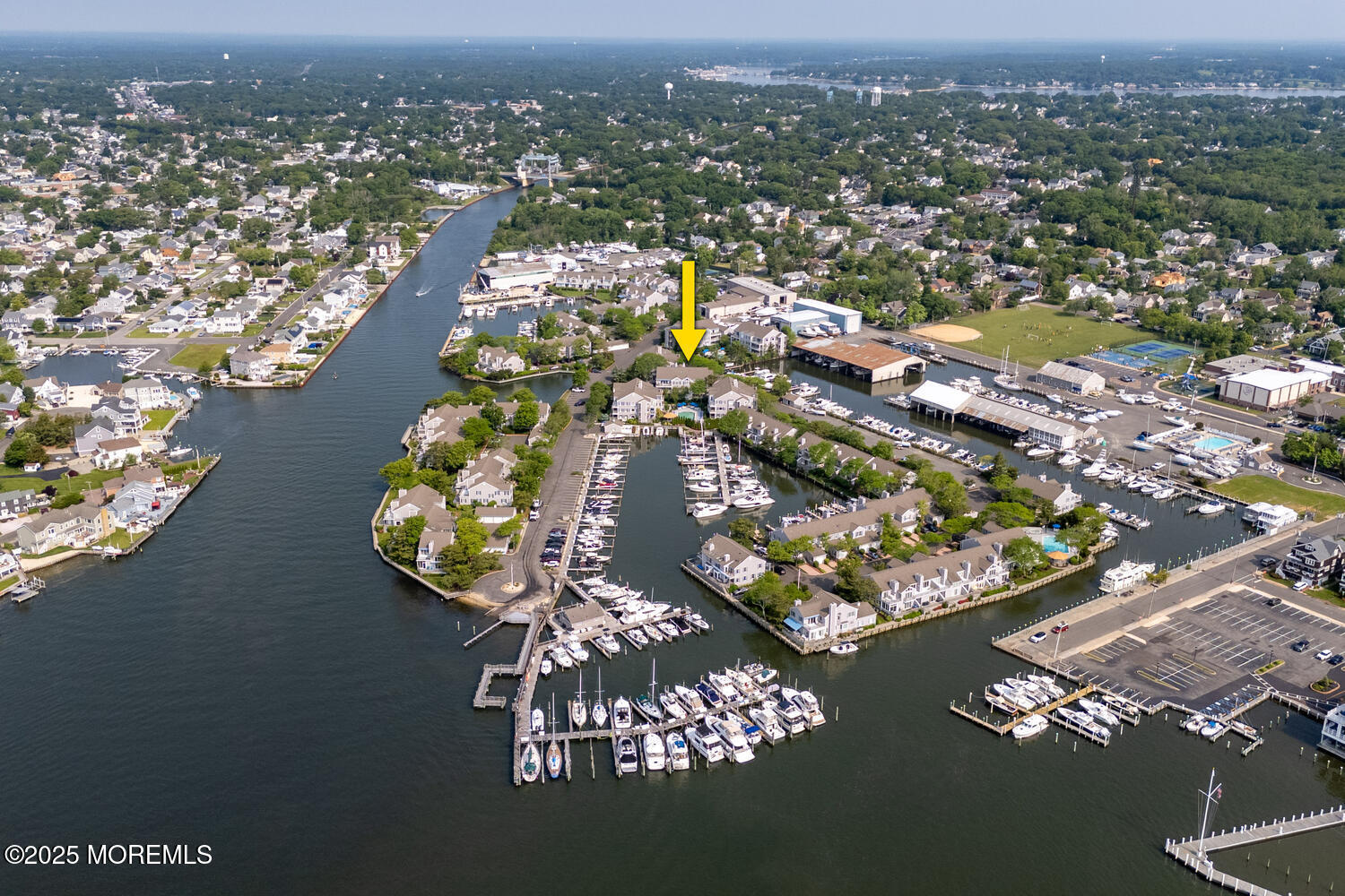 93 Bay Point Harbour Point Pleasant, NJ 08742 - Photo 42 of 49 an aerial view of residential houses with outdoor space