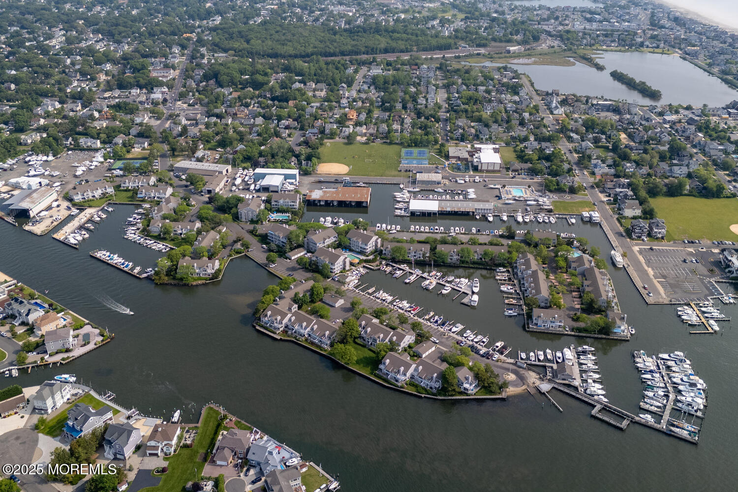 93 Bay Point Harbour Point Pleasant, NJ 08742 - Photo 43 of 49 an aerial view of a city