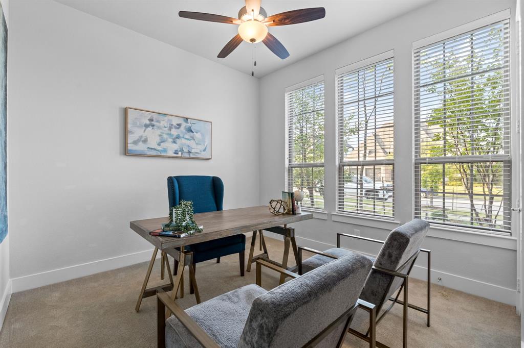 4003 Marble Hill Road Frisco, TX 75034 - Photo 6 of 40 a view of a workspace with furniture and a window