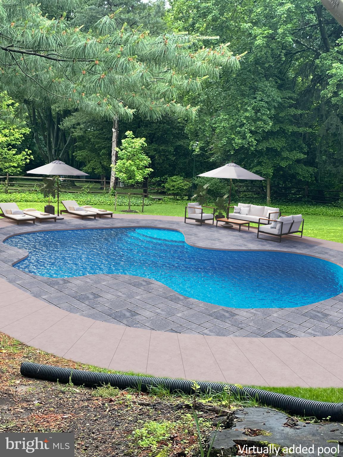 408 North Stanwick Road Moorestown, NJ 08057 - Photo 4 of 32 Pool Virtually added..Just Imagine!
