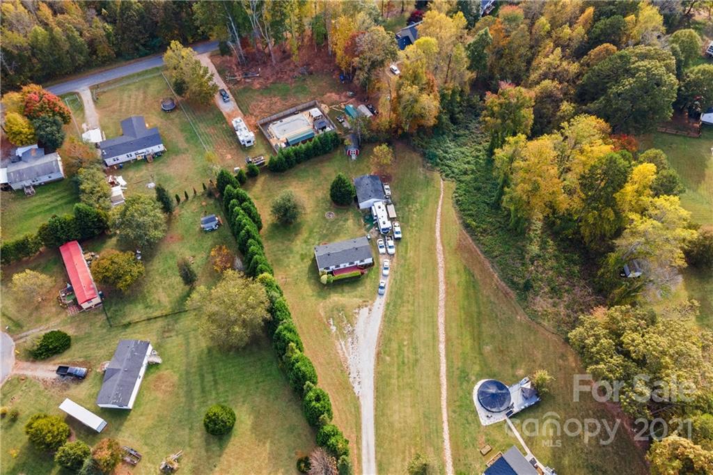 175 Reading Road Salisbury, NC 28147 - Photo 4 of 38 an aerial view of residential house with outdoor space and swimming pool