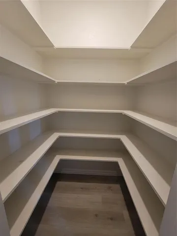 a refrigerator in a room