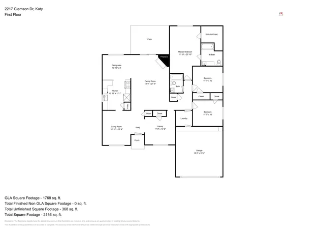 $2,025 | 2217 Clemson Drive, Katy, TX 77493