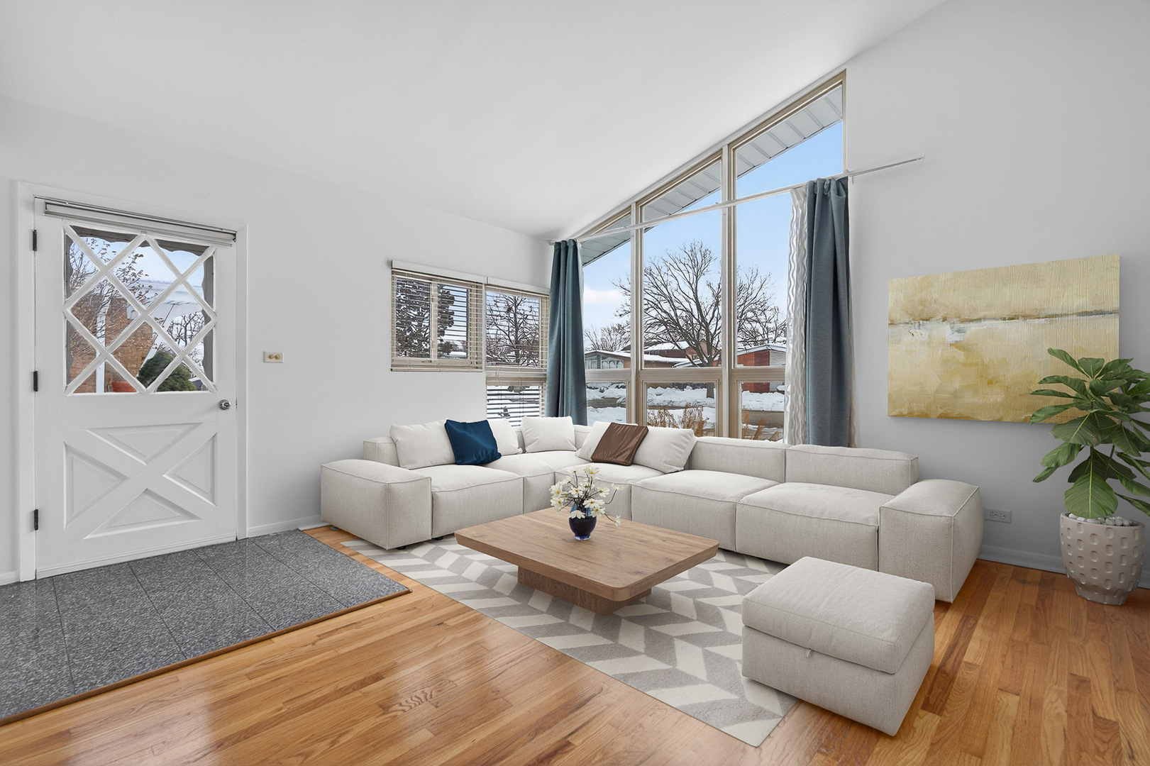 8516 West Normal Avenue Niles, IL 60714 - Photo 6 of 35 a living room with furniture and a large window