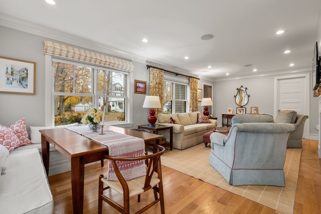 106 Jefferson Street Dedham, MA 02026 - Photo 12 of 42 a living room with furniture and large windows