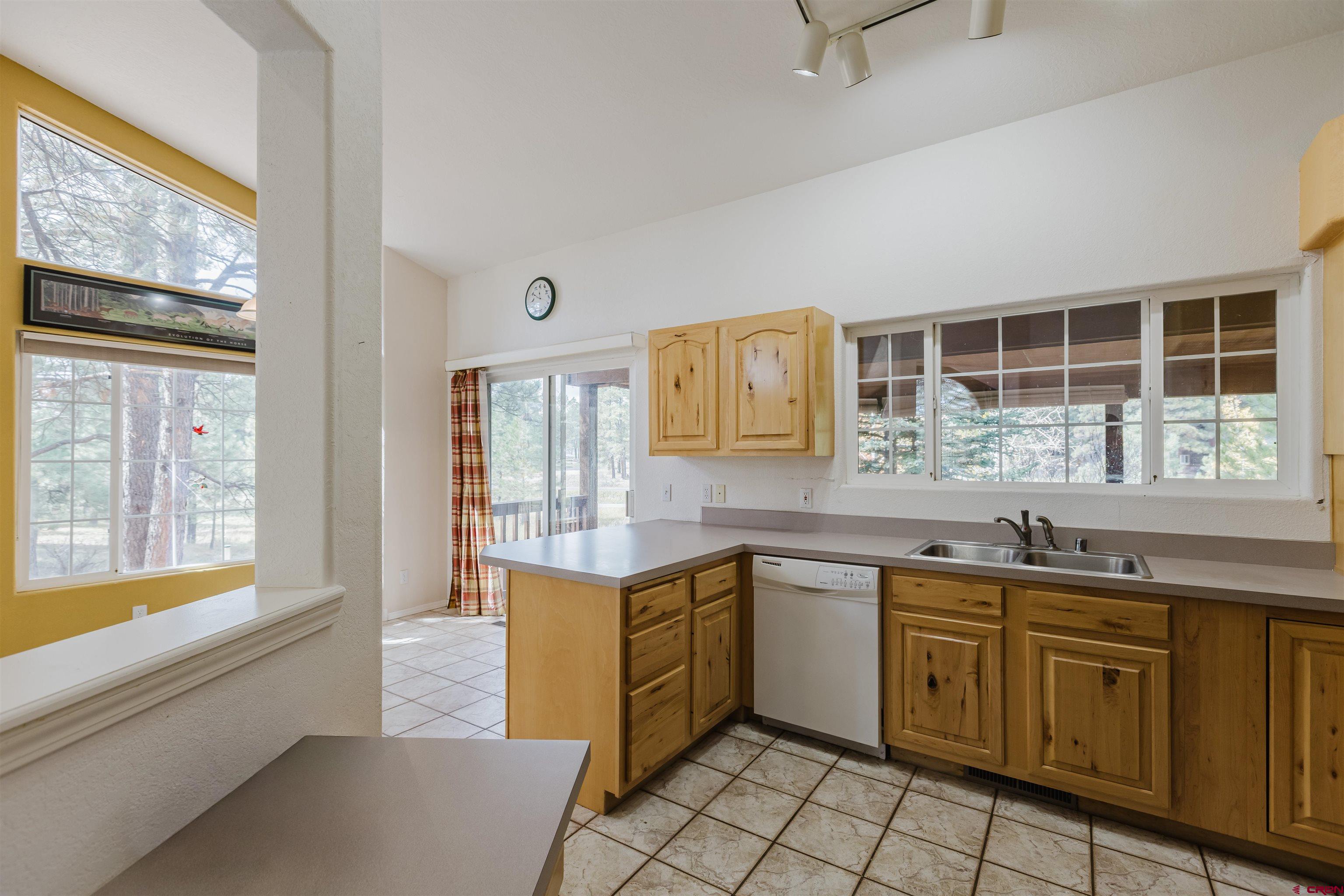 285 Beaver Circle Pagosa Springs, CO 81147 - Photo 24 of 42 a kitchen with a sink and cabinets