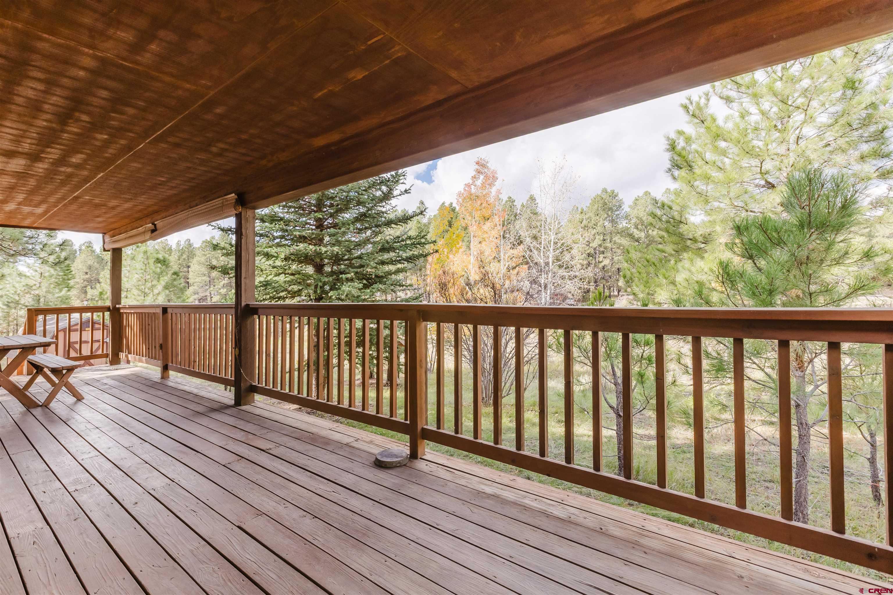 285 Beaver Circle Pagosa Springs, CO 81147 - Photo 8 of 42 a view of balcony with wooden floor