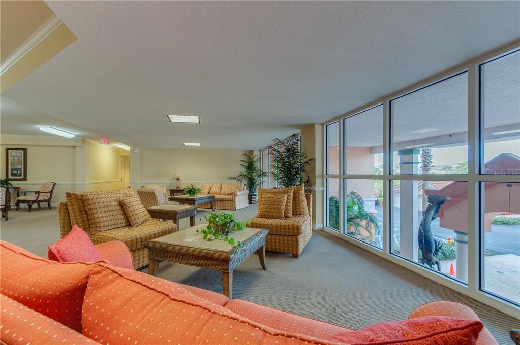4516 Seagull Drive, Unit 810 New Port Richey, FL 34652 - Photo 17 of 54 a living room with furniture and a large window