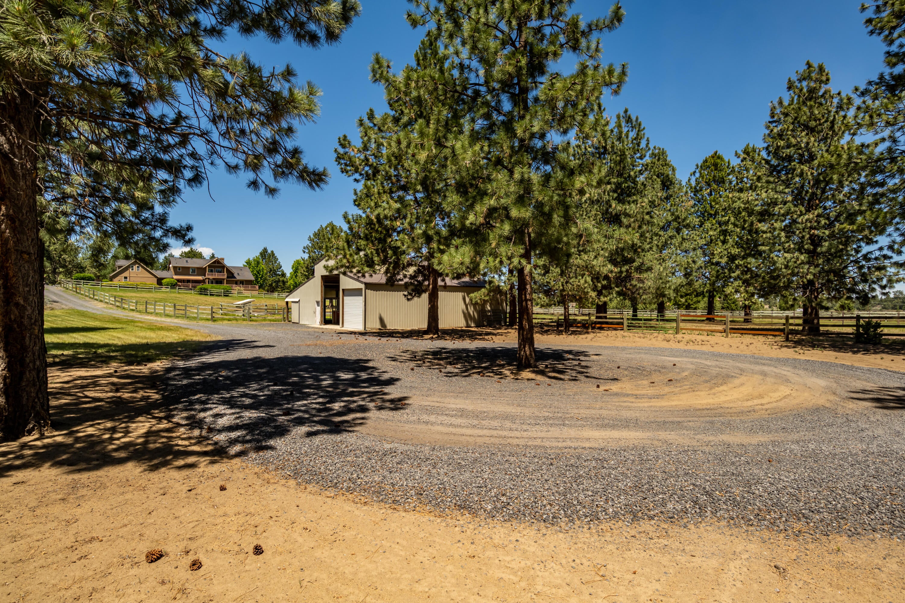 60696 Tekampe Road Bend, OR 97702 - Photo 54 of 61 Trailer turn around past barn area