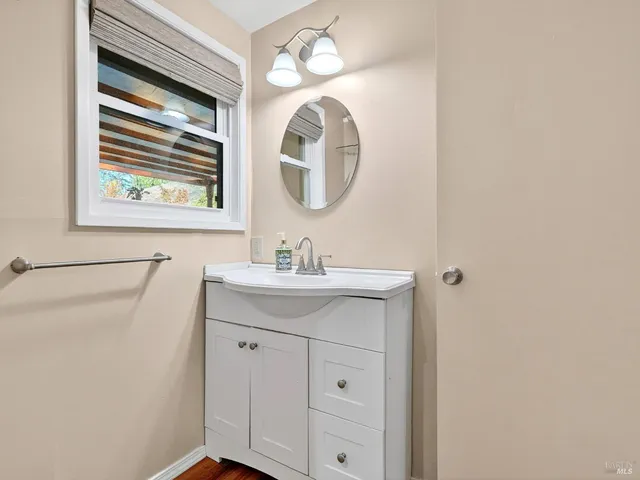 a view of a yard with an outdoor seating