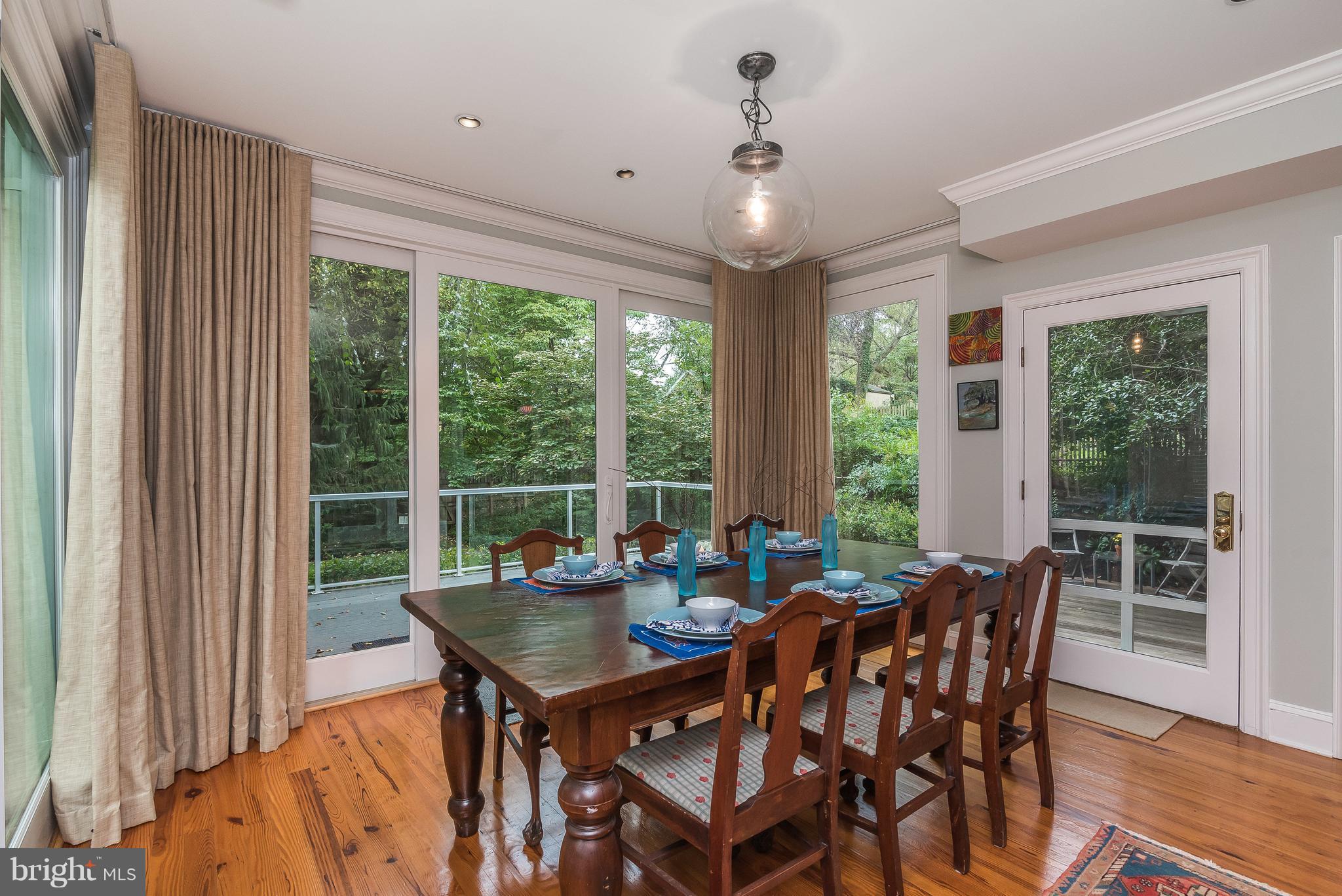 621 St Johns Road Baltimore, MD 21210 - Photo 13 of 30 Dining area opening to deck