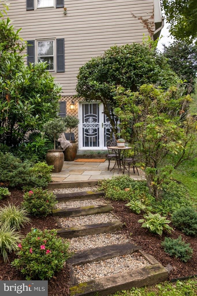 6034 Chesterbrook Road, Unit B McLean, VA 22101 - Photo 32 of 34 Charming garden path to a cozy retreat.