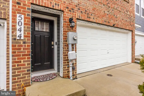 a view of front door of house