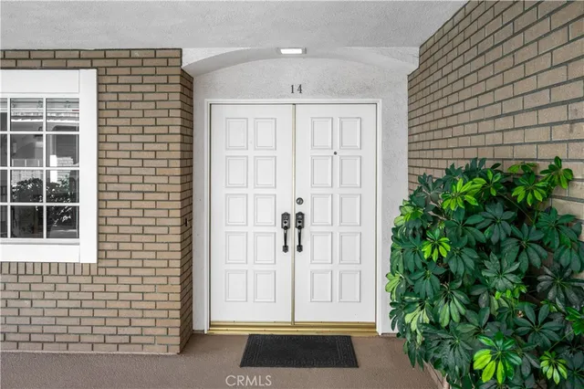 a view of front door