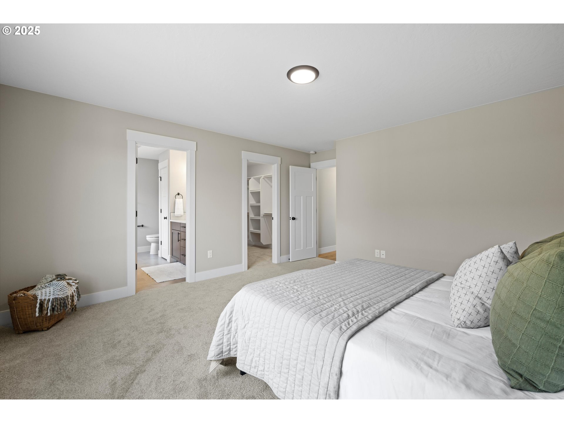 1801 Southwest 1st Street Pendleton, OR 97801 - Photo 14 of 29 a bedroom with a bed and a table