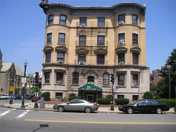 1091 Boylston Street, Unit 9 Boston, MA 02215 - Photo 2 of 4 a front view of a building with street