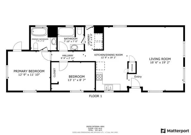 a living room with furniture and a dining table with wooden floor