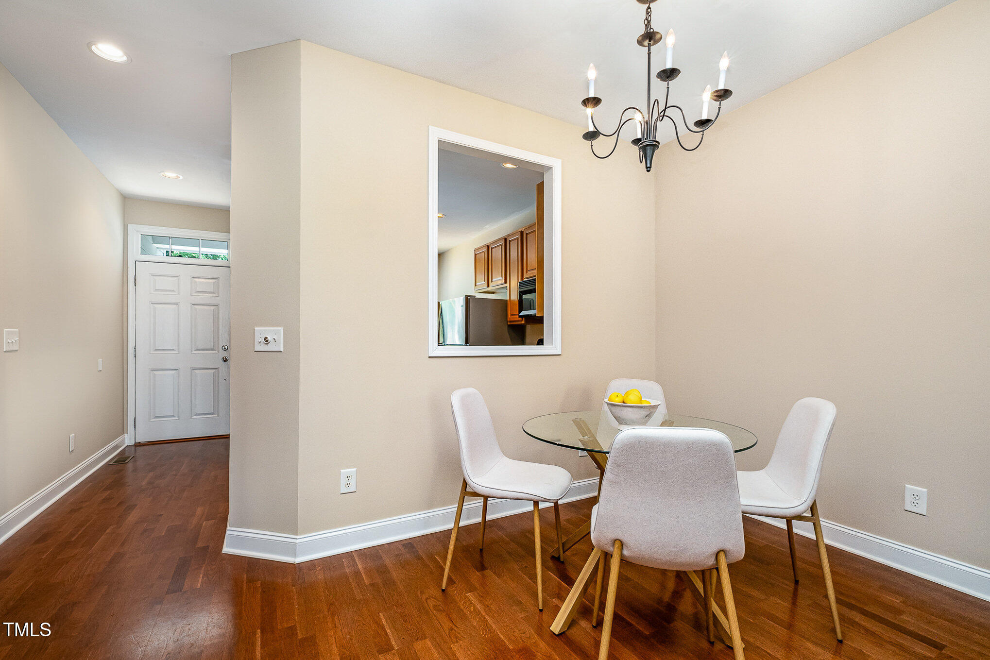33 Grapevine Trail Durham, NC 27707 - Photo 5 of 30 a view of a dining room with furniture and wooden floor
