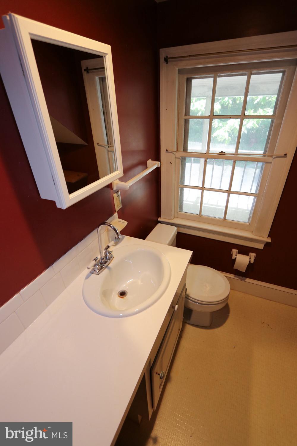 2701 Alden Road Bryn Athyn, PA 19006 - Photo 87 of 105 a bathroom with a sink and a mirror