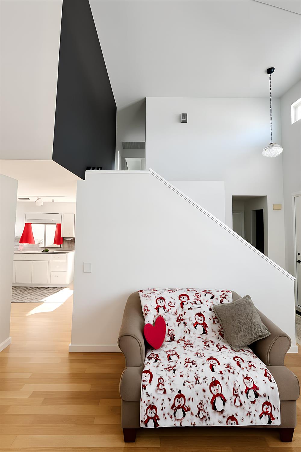 1815 East Frederick Avenue Fresno, CA 93720 - Photo 9 of 23 a bed room with a bed and a couch